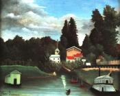 亨利 卢梭 : The Mill at Alfort